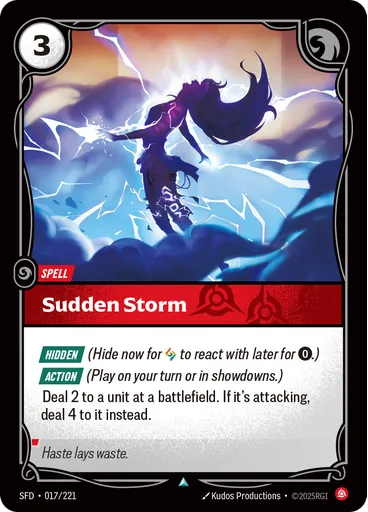 Sudden Storm