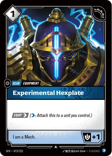 Experimental Hexplate