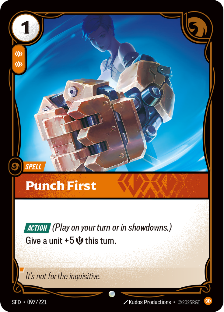 Punch First (Foil)