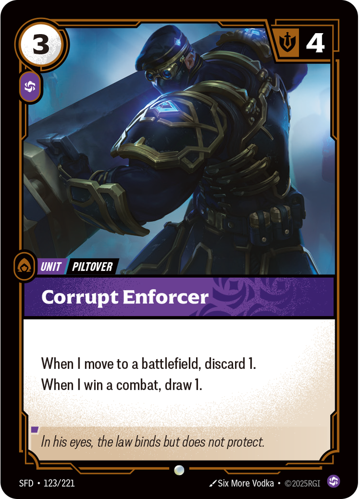 Corrupt Enforcer (Foil)