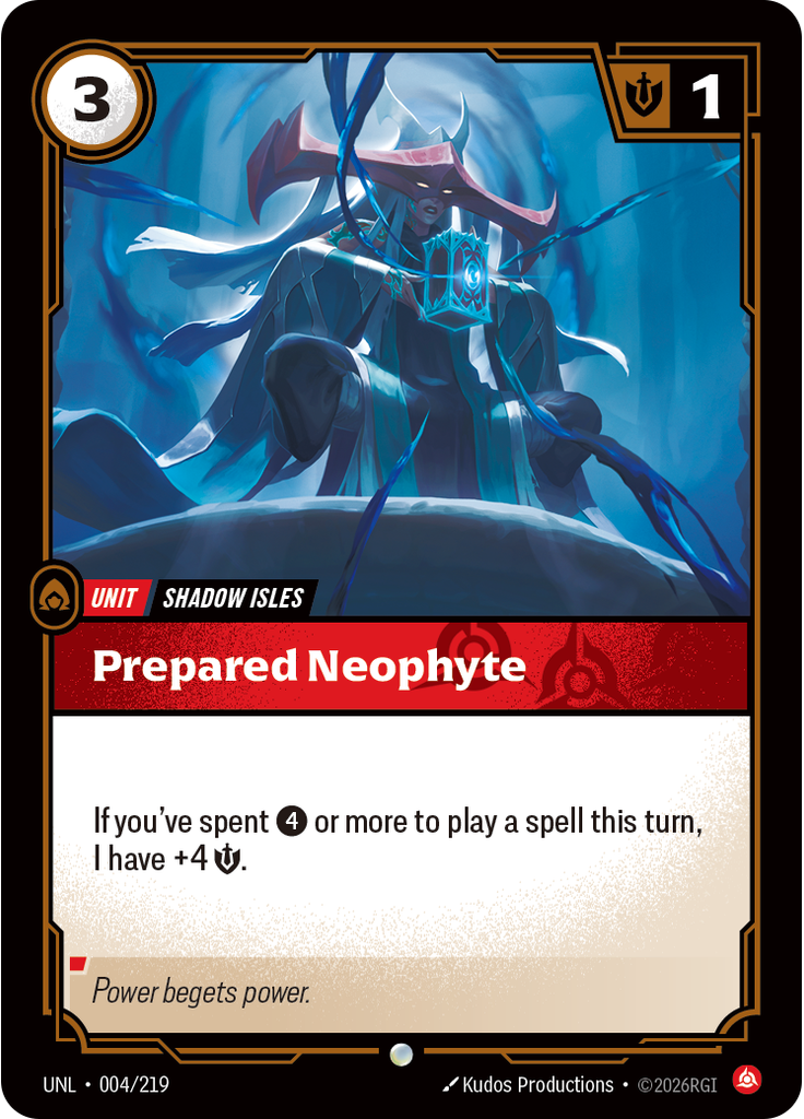 Prepared Neophyte