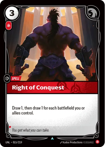 Right of Conquest