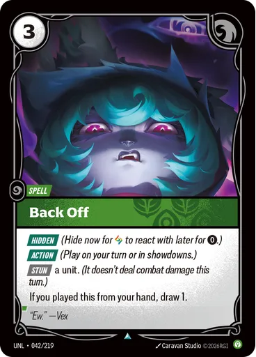 Back Off