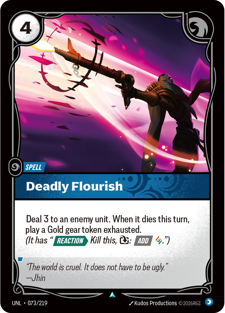 Deadly Flourish