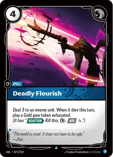 Deadly Flourish
