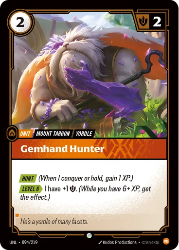 Gemhand Hunter