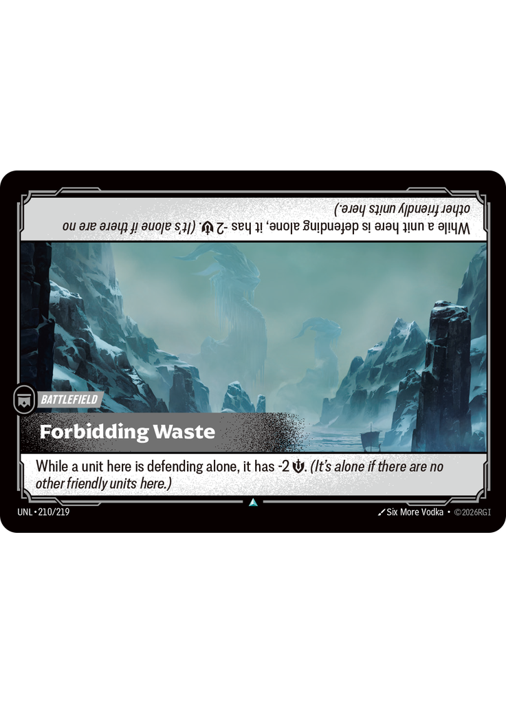 Forbidding Waste (Foil)