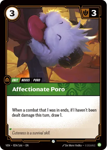 Affectionate Poro