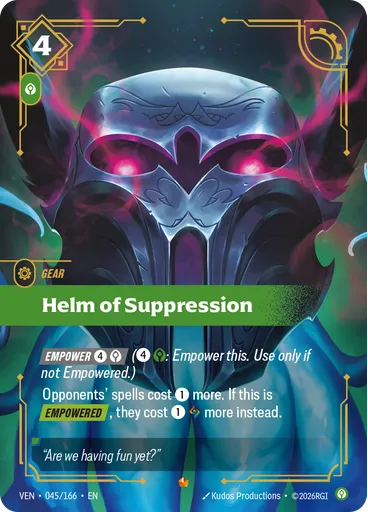 Helm of Suppression