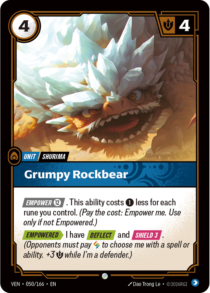 Grumpy Rockbear