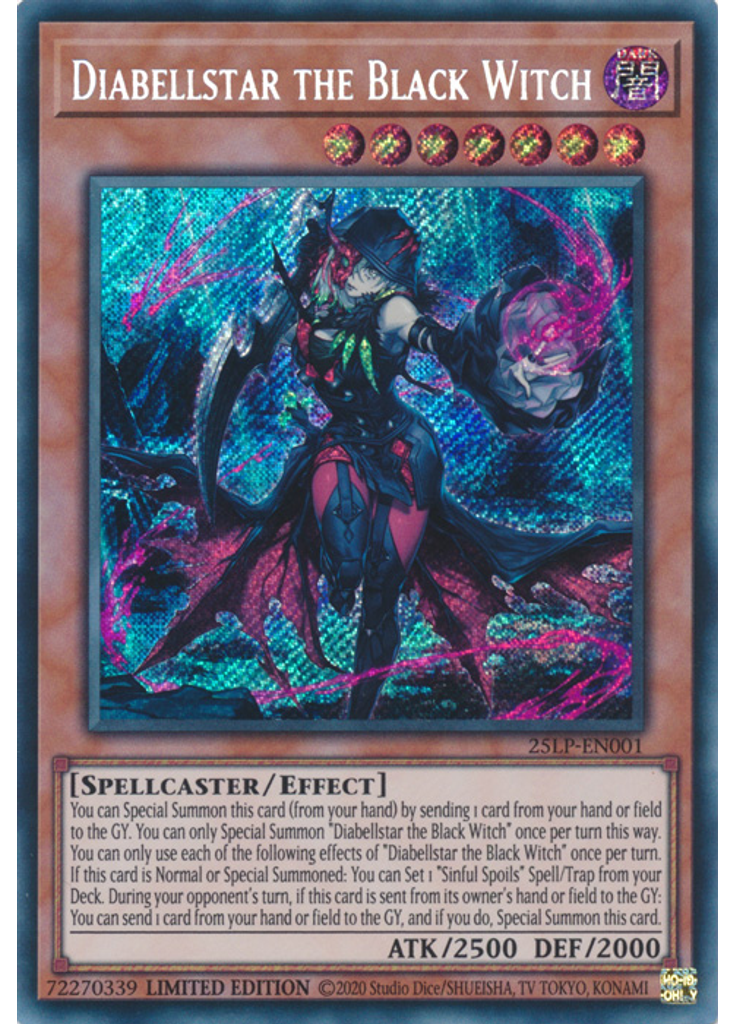 Diabellstar the Black Witch (Secret Rare Limited)