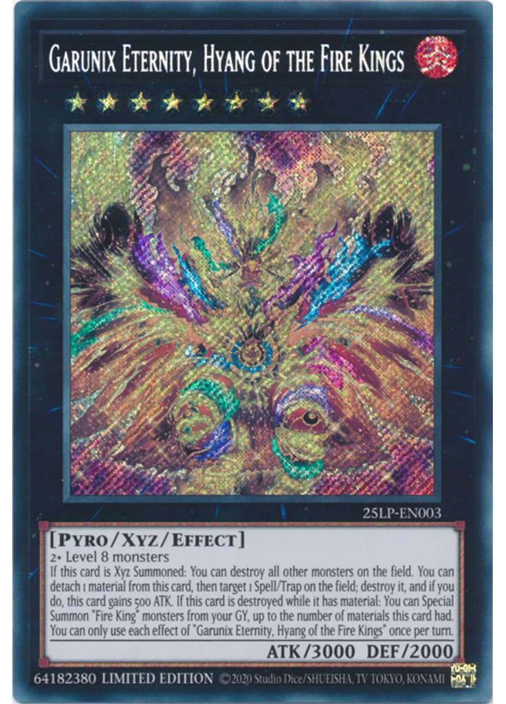 Garunix Eternity, Hyang of the Fire Kings (Secret Rare Limited)