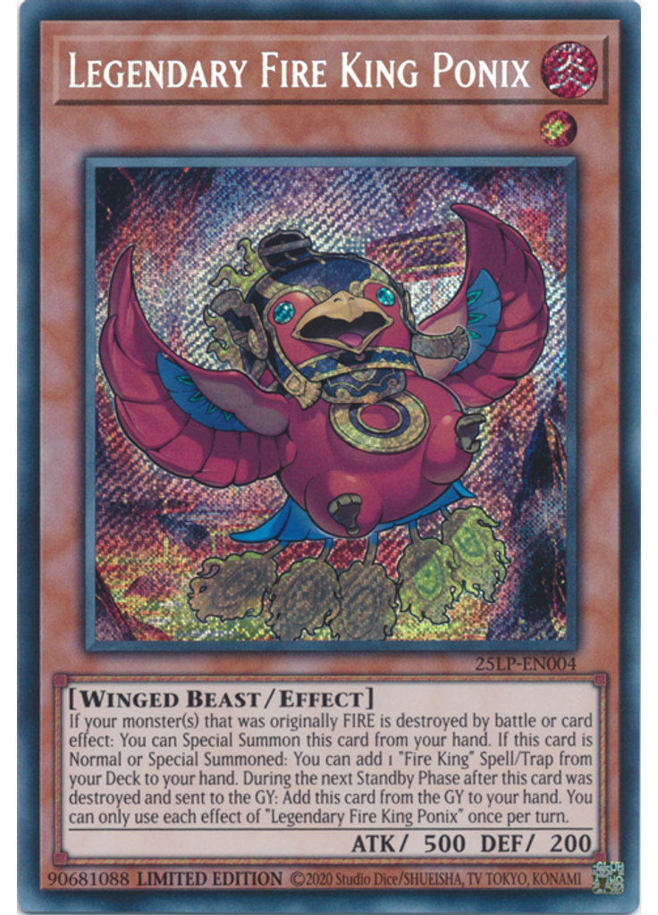Legendary Fire King Ponix (Secret Rare Limited)