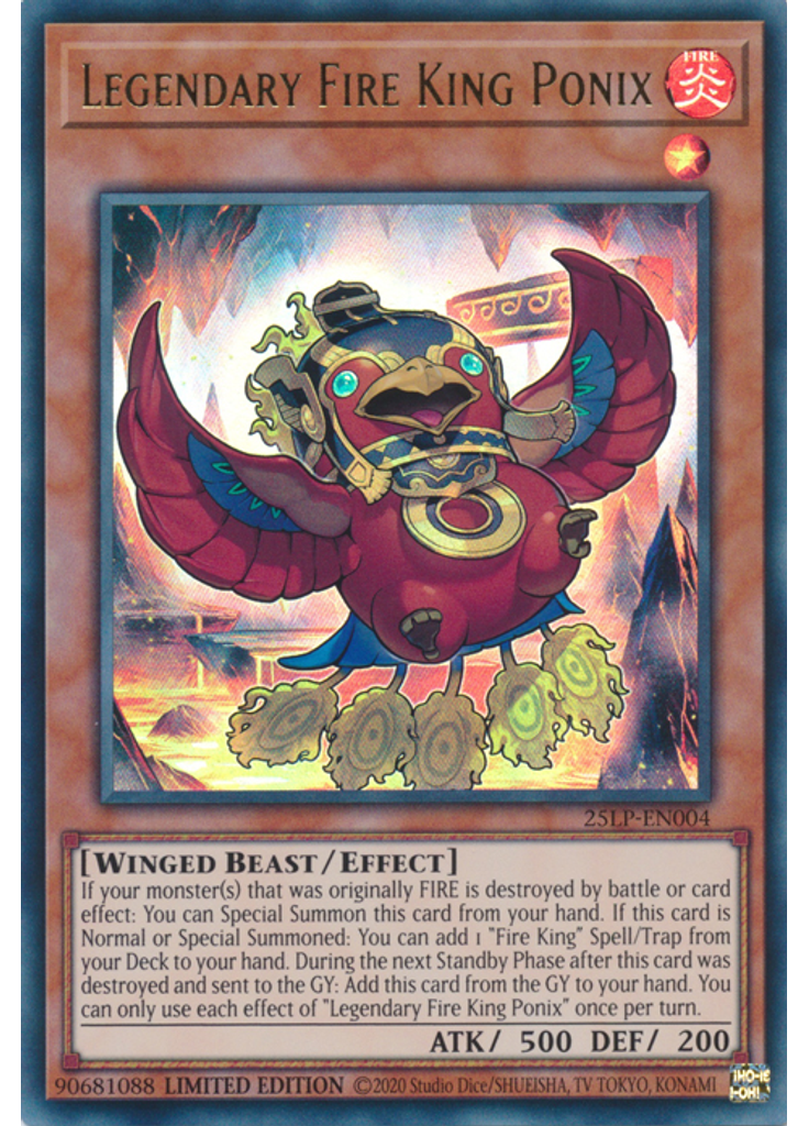 Legendary Fire King Ponix