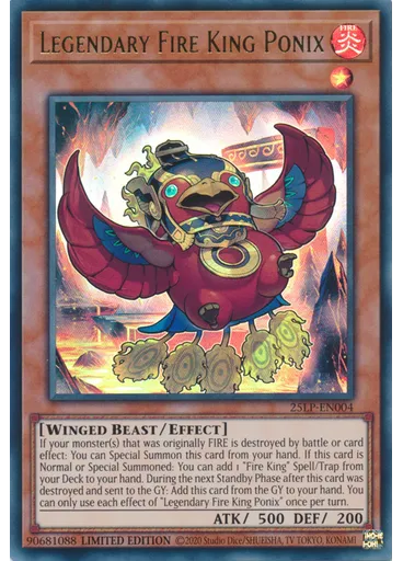 Legendary Fire King Ponix