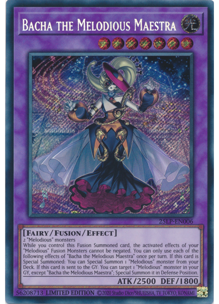 Bacha the Melodious Maestra (Secret Rare Limited)