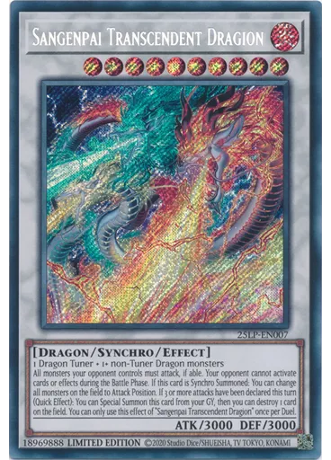 Sangenpai Transcendent Dragion (Secret Rare Limited)