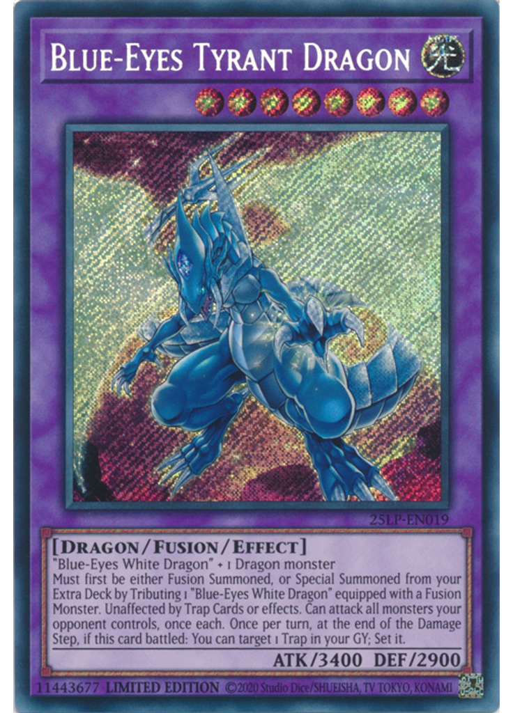 Blue-Eyes Tyrant Dragon (Secret Rare Limited)
