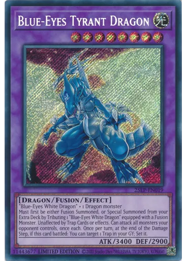 Blue-Eyes Tyrant Dragon (Secret Rare Limited)