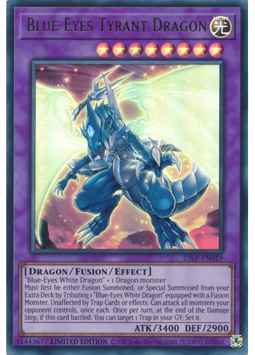 Blue-Eyes Tyrant Dragon