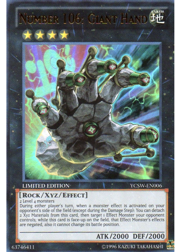 Number 106: Giant Hand (Ultra Rare Limited)