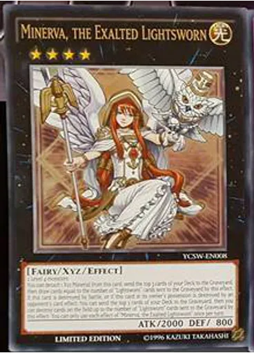 Minerva, the Exalted Lightsworn (Ultra Rare Limited Gc)