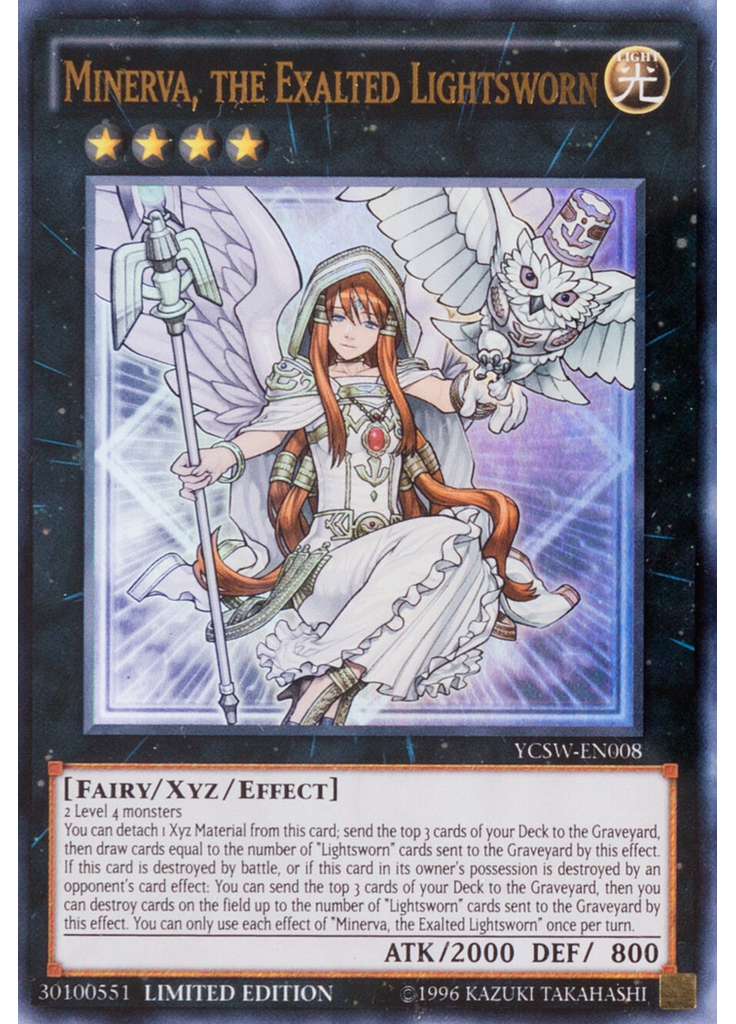 Minerva, the Exalted Lightsworn (Ultra Rare Limited)