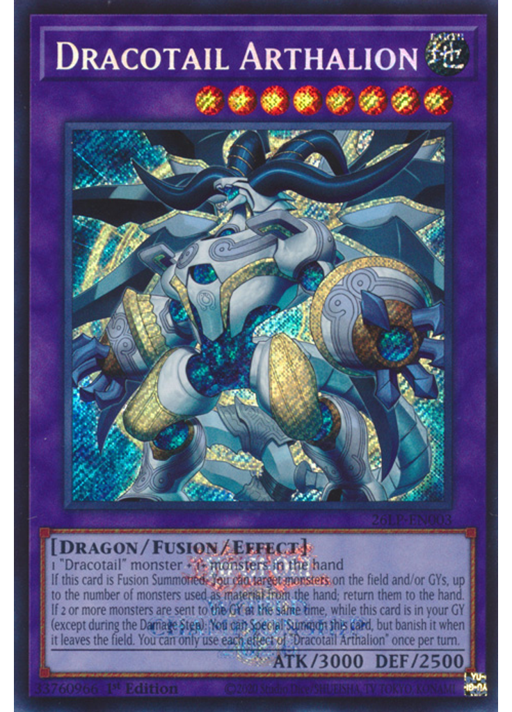 Dracotail Arthalion (Secret Rare 1st Edition Emblazoned)