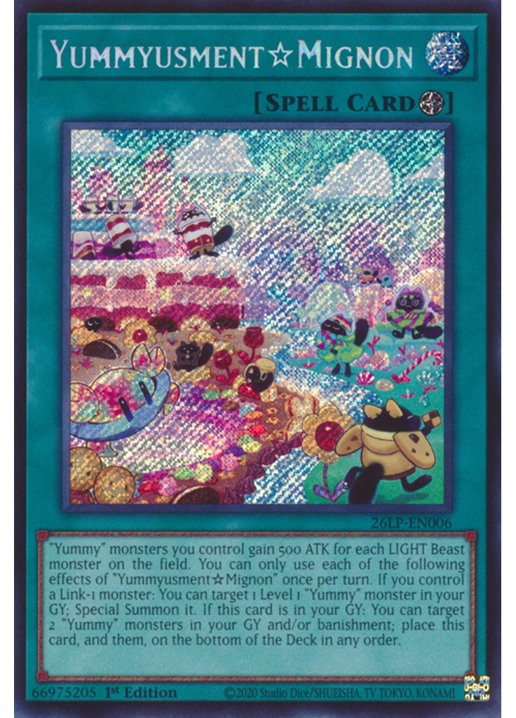 Yummyusment☆Mignon (Secret Rare 1st Edition)
