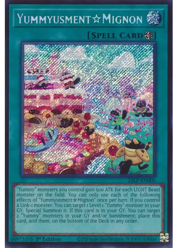 Yummyusment☆Mignon (Secret Rare 1st Edition)