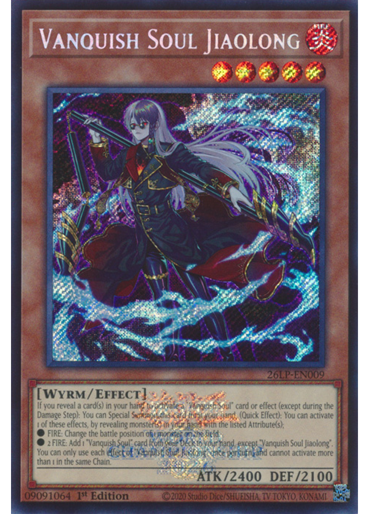 Vanquish Soul Jiaolong (Secret Rare 1st Edition Emblazoned)