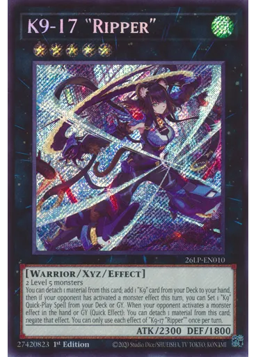 K9-17 "Ripper" (Secret Rare 1st Edition)