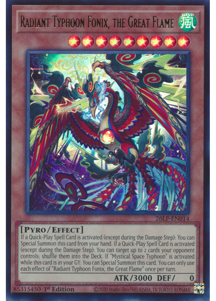 Radiant Typhoon Fonix, the Great Flame