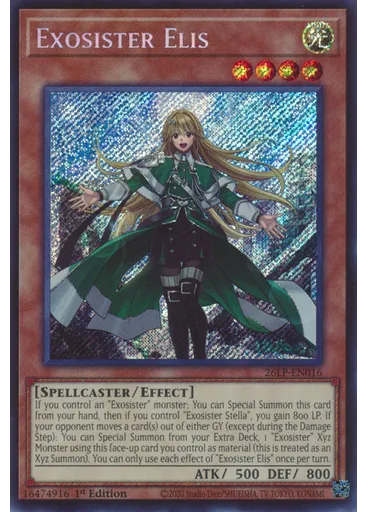 Exosister Elis (Secret Rare 1st Edition)