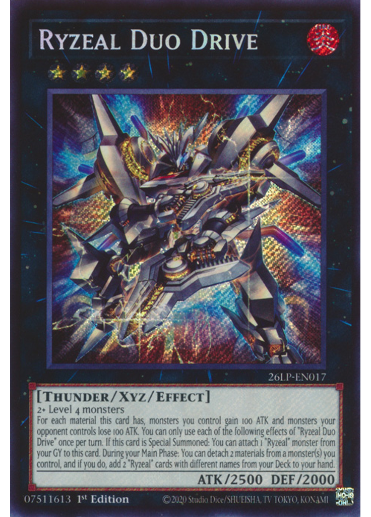 Ryzeal Duo Drive (Secret Rare 1st Edition)