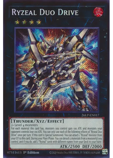 Ryzeal Duo Drive (Secret Rare 1st Edition)