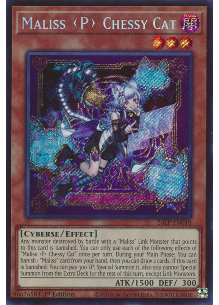 Maliss  Chessy Cat (Secret Rare 1st Edition)