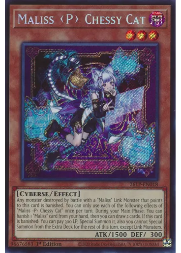 Maliss  Chessy Cat (Secret Rare 1st Edition)