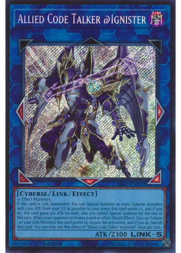 Allied Code Talker @Ignister (Secret Rare 1st Edition)
