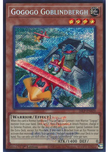 Gogogo Goblindbergh (Secret Rare 1st Edition Emblazoned)
