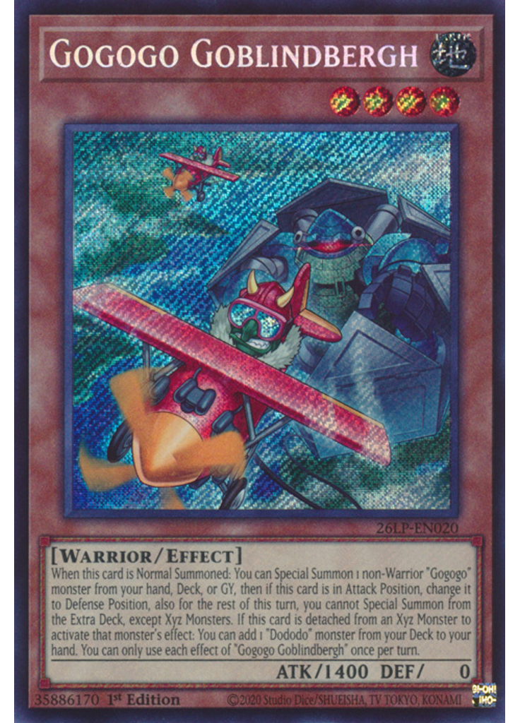 Gogogo Goblindbergh (Secret Rare 1st Edition)