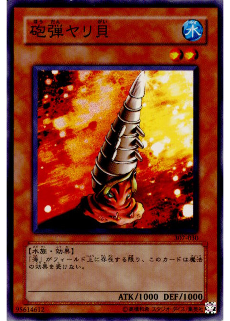 砲弾ヤリ貝