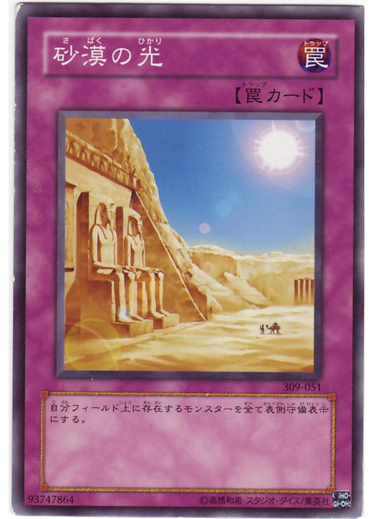 砂漠の光