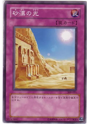 砂漠の光