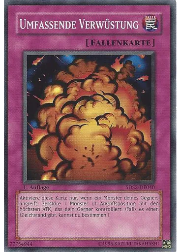 Umfassende Verwüstung
