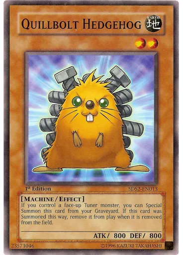 Quillbolt Hedgehog — Starter Deck: Yu-Gi-Oh! 5D's 2009