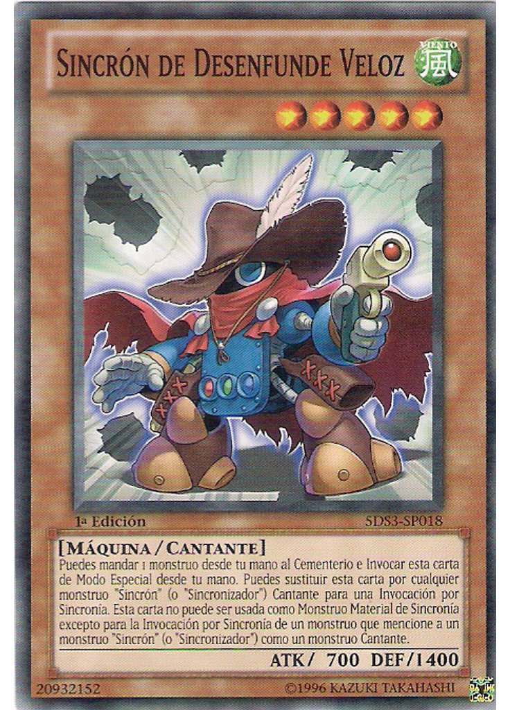 Sincrón de Desenfunde Veloz