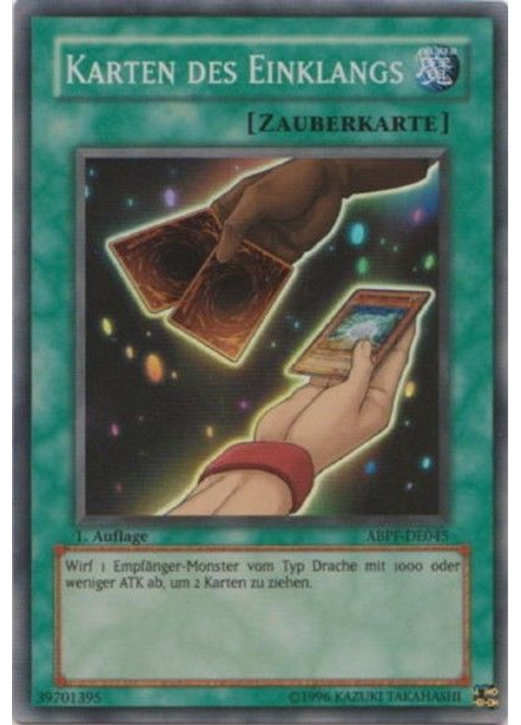 Karten des Einklangs