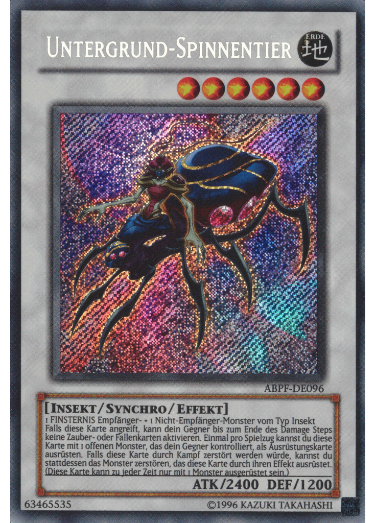 Untergrund-Spinnentier (Secret Rare Unlimited)