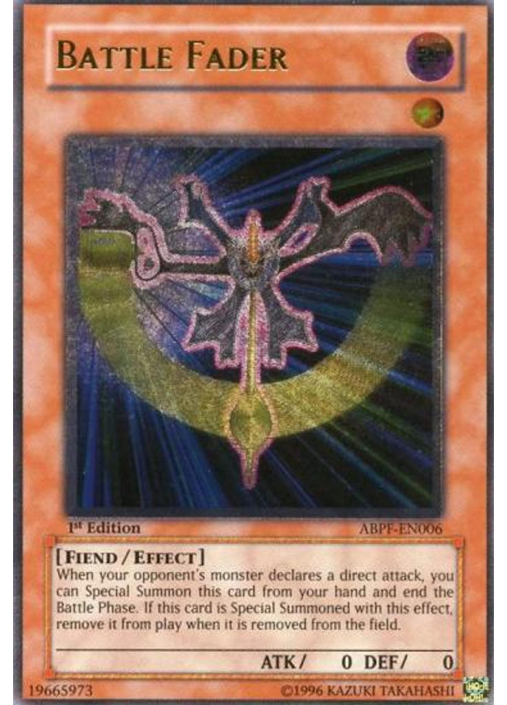 Battle Fader (Ultimate Rare 1st Edition)